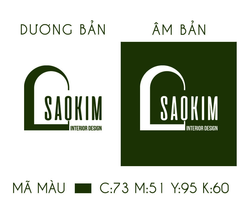 Thông báo thay đổi logo nhận diện thương hiệu Công ty TNHH giải pháp nội thất Sao Kim