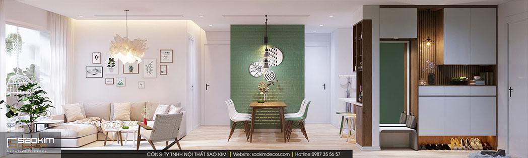 Lựa chọn không gian mở cho thiết kế nội thất phòng khách nhà chung cư