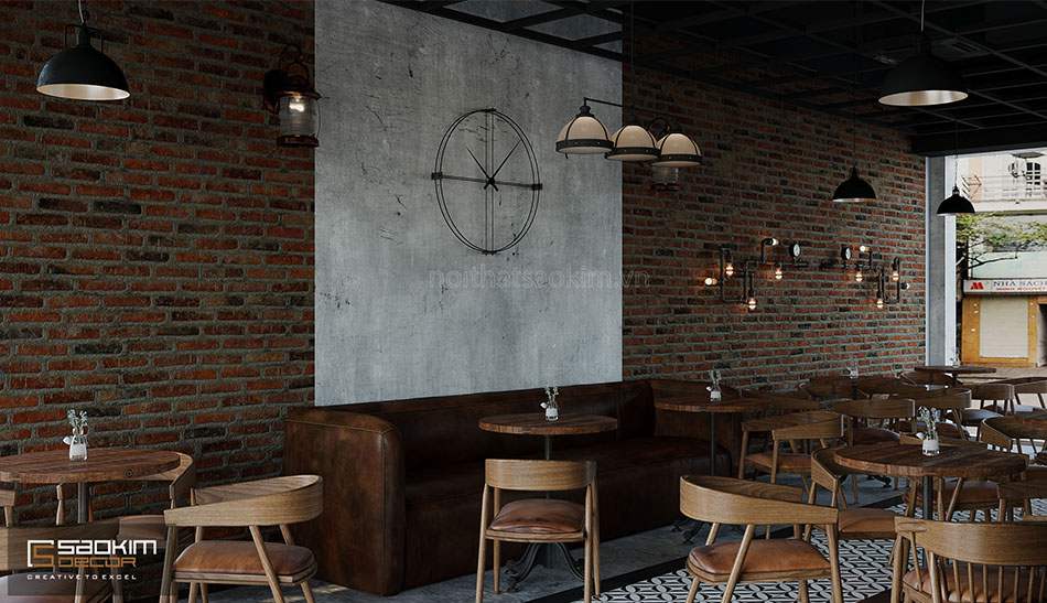 Thiết kế nhà liền kề Văn Phú với tầng 1 là không gian quán cafe
