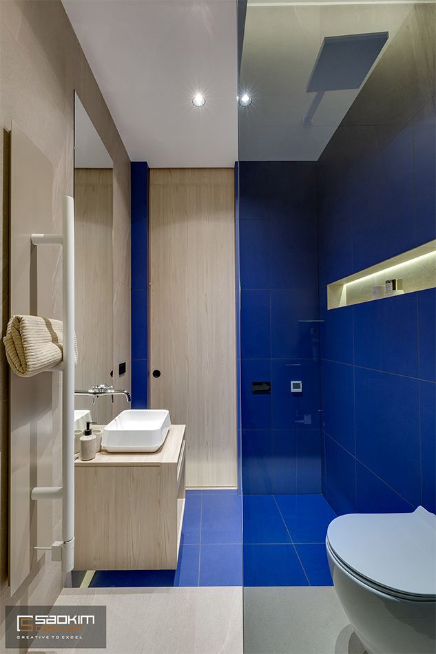Thiết kế phòng tắm chung cư La Casta Tower phong cách hiện đại