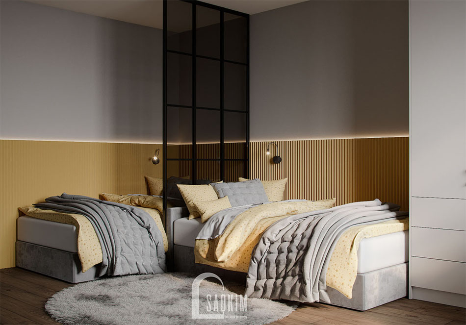 Thiết kế phòng ngủ cho bé chung cư đẹp The Terra An Hưng theo phong cách hiện đại