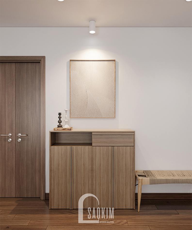 Phong cách nội thất Wabi Sabi cho chung cư 3 phòng ngủ