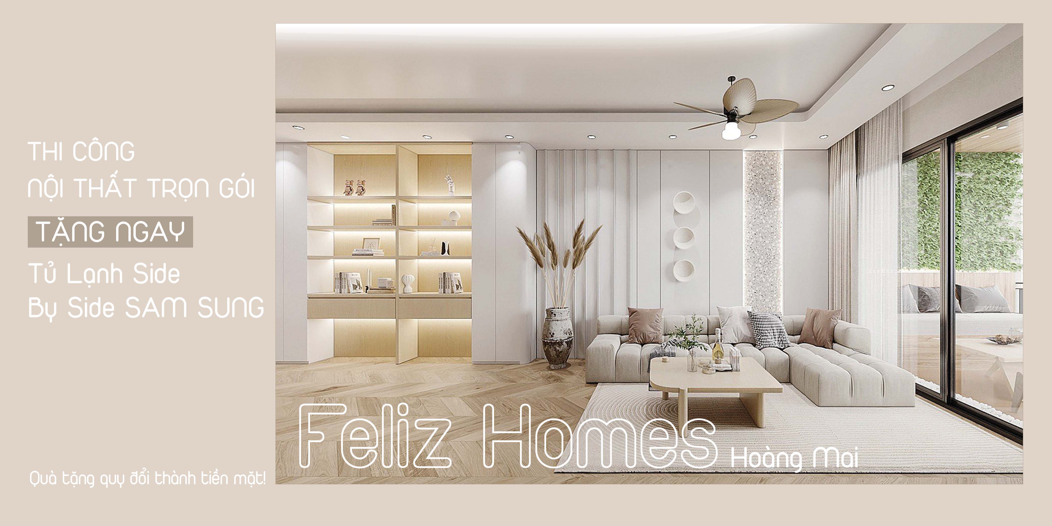 Thiết Kế Thi Công Chung Cư Feliz Homes Hoàng Mai