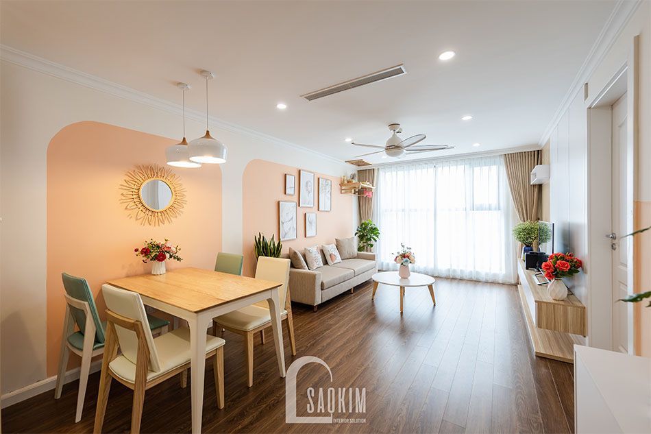 Thi công chung cư Sunshine Garden với không gian mở căn hộ trở nên rộng thoáng hơn