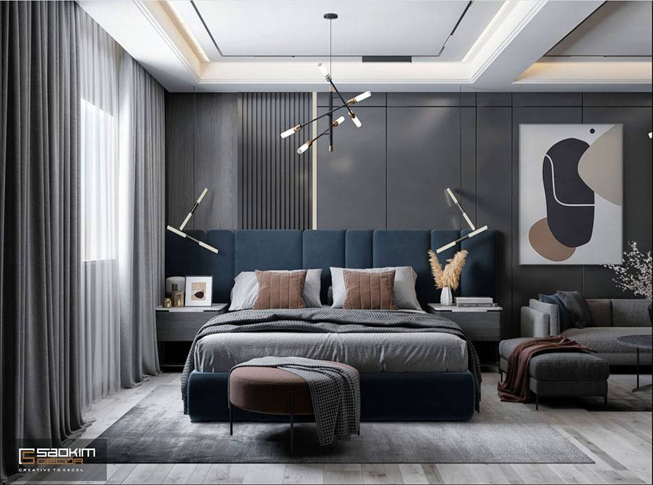 Mẫu Thiết Kế Phòng Ngủ Studio Căn Hộ 38m2 Vinhomes Smart City