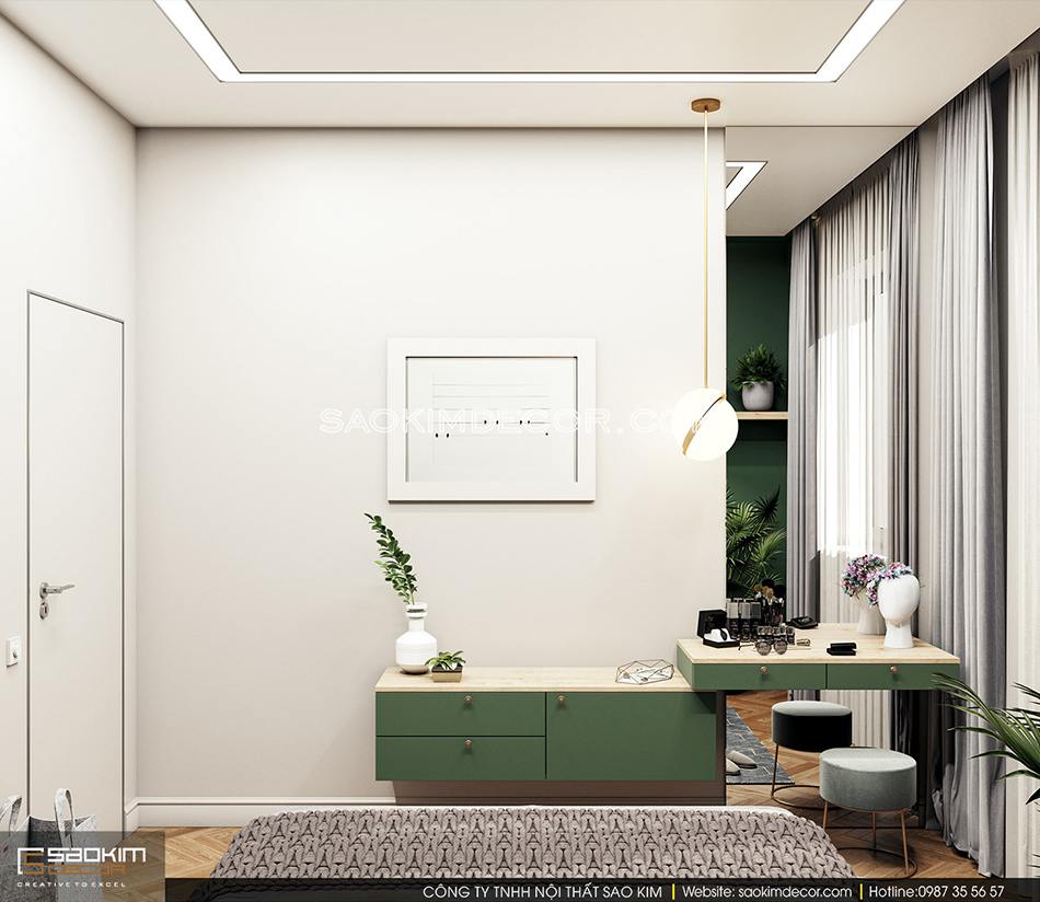 Thiết kế phòng ngủ tối giản, tinh tế và thư giãn