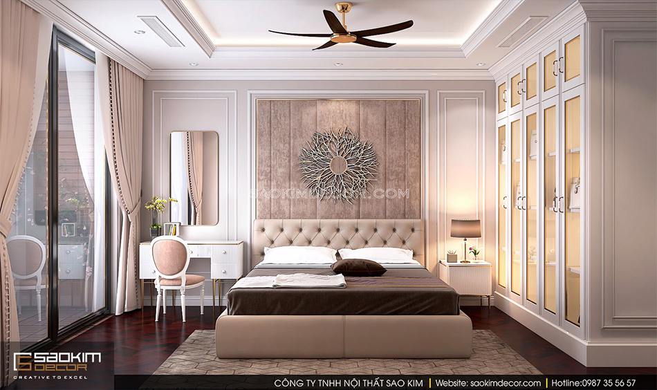 Thiết kế phòng ngủ chung cư cao cấp Royal City