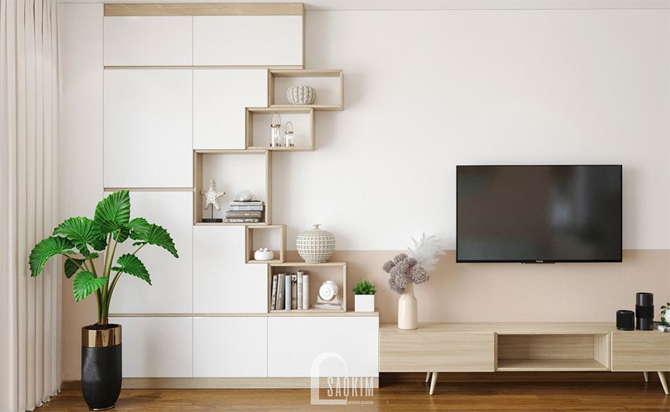 Lựa chọn nội thất gỗ công nghiệp cho không gian phòng khách
