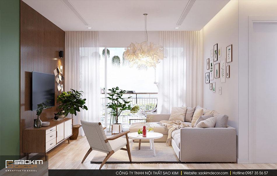 Thiết kế nội thất chung cư đẹp Scandinavian