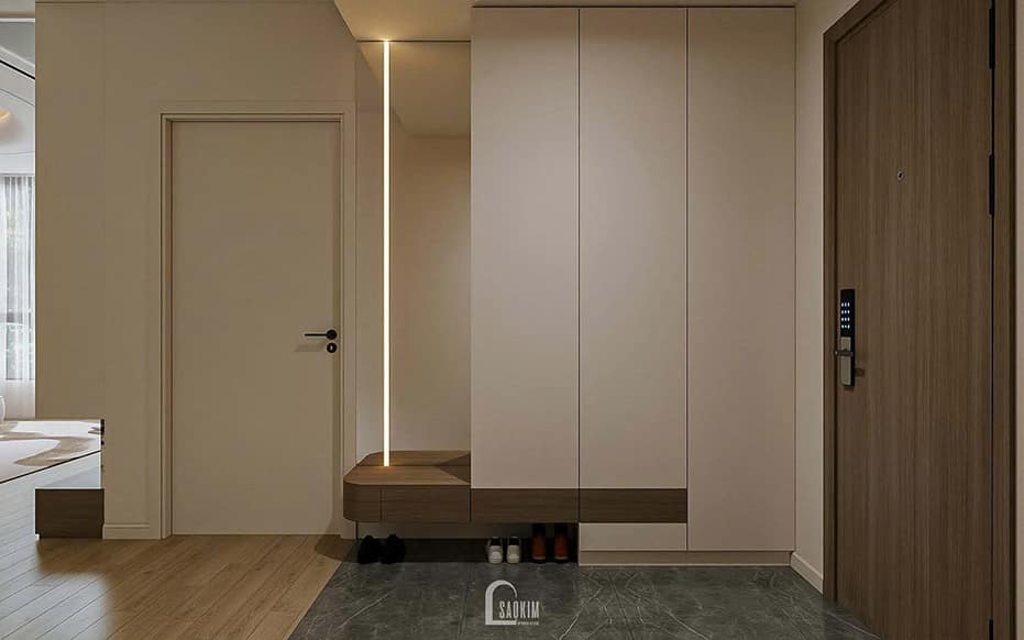 Thiết kế nội thất chung cư phong cách hiện đại cho căn hộ Hyundai Hillstate