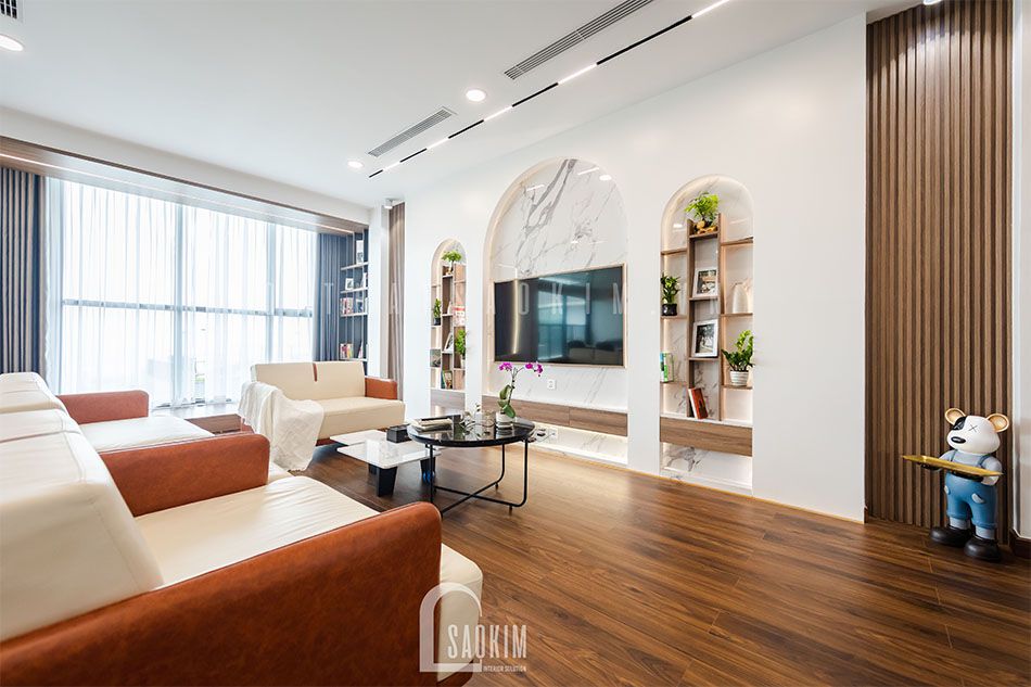 Thi công nội thất căn hộ cao cấp chung cư The Zen Gamuda 157m2 phong cách hiện đại và dấu ấn cá nhân