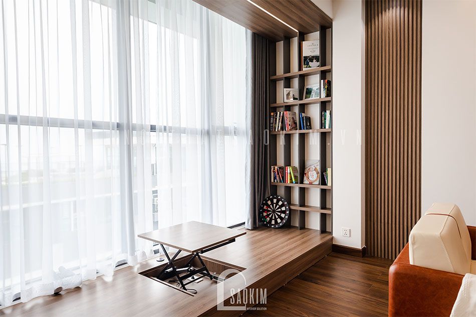 Thi công nội thất không gian trà đạo căn hộ cao cấp chung cư The Zen Gamuda 157m2 phong cách hiện đại và dấu ấn cá nhân