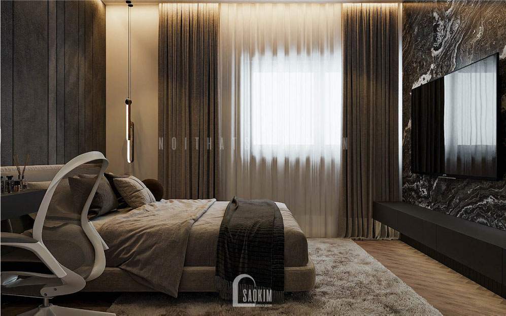 Thiết kế rèm cửa có thể tận dụng tối đa ánh sang tự nhiên vào căn phòng
