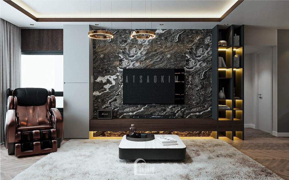 Với thiết kế nội thất chung cư LE GRAND JARDIN theo phong cách hiện đại khiến cho bất kỳ ai cũng bị cuốn hút vào không gian này