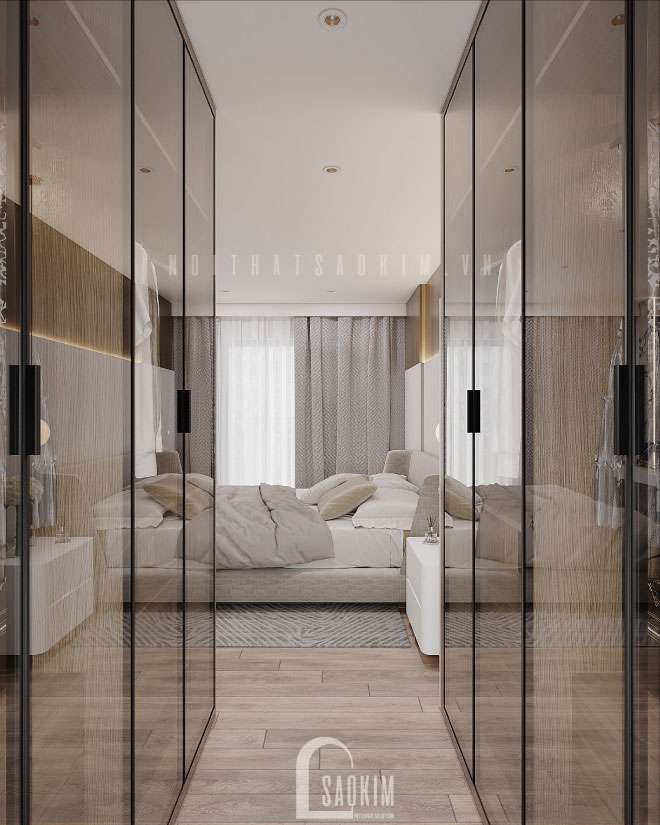 Thiết kế căn hộ chung cư 3 ngủ hiện đại, sang trọng.