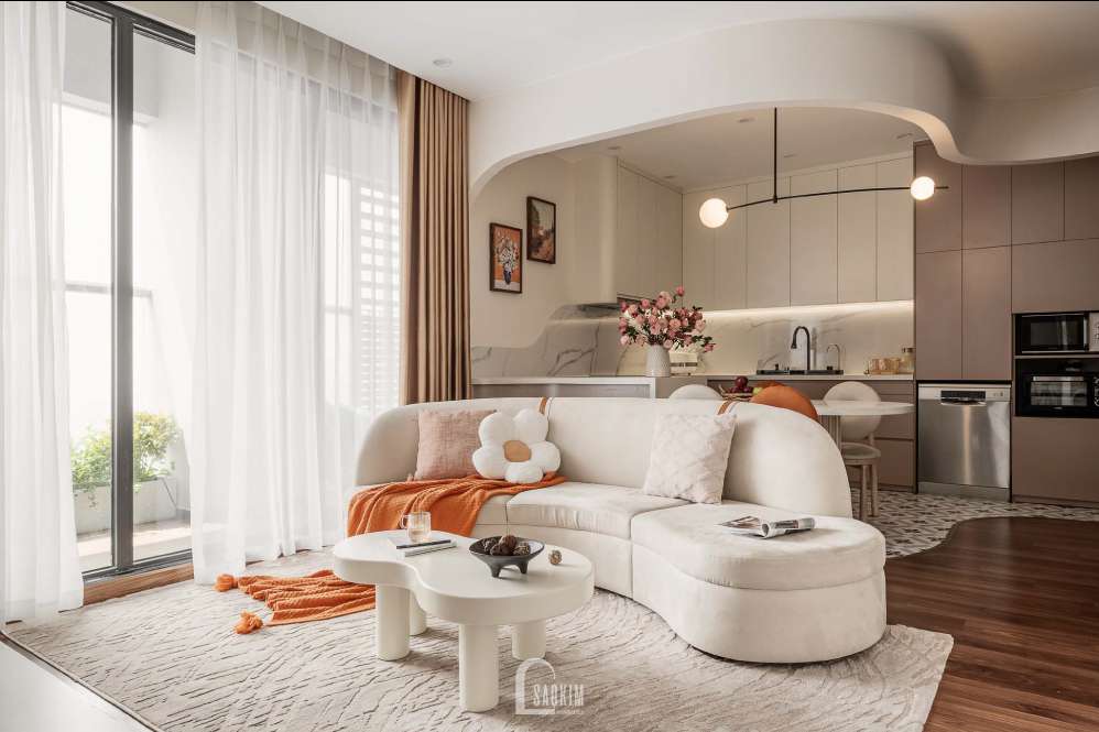 Mẫu thiết kế nội thất căn hộ với phong cách Wabi Sabi+Scandinavian dự án TSQ Thiên Niên Kỷ (Ha Tay Millenium)