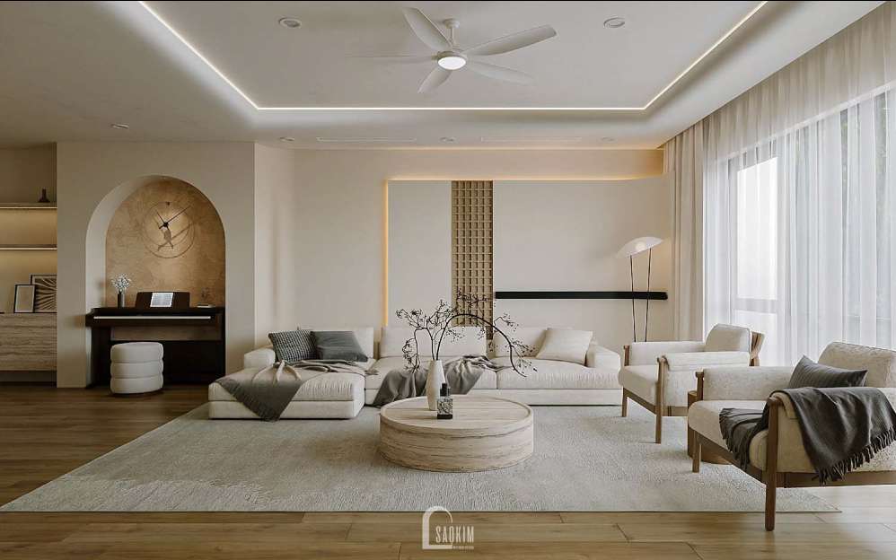 Mẫu thiết kế nội thất chung cư Hà Nội Paragon phong cách Modern Minimalist