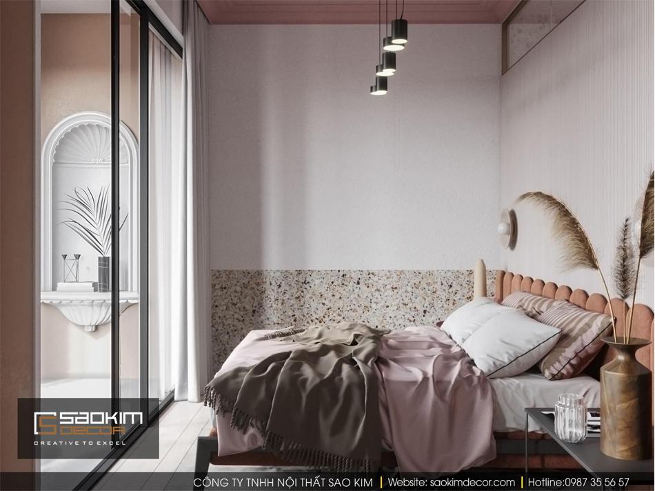 Thiết kế phòng ngủ nhỏ chung cư Vinhome D'Capitale