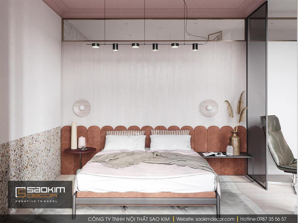 Thiết kế phòng ngủ nhỏ chung cư Vinhome D'Capitale