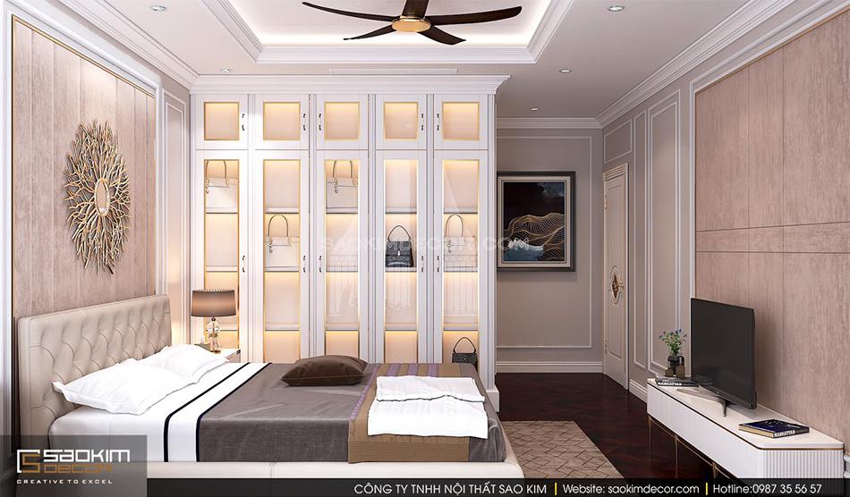 Thiết kế phòng ngủ chung cư cao cấp Royal City