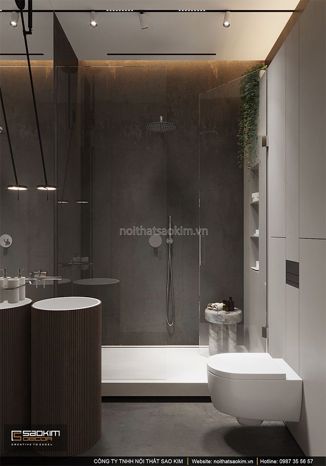 Thiết kế phòng tắm căn hộ Indochina Plaza