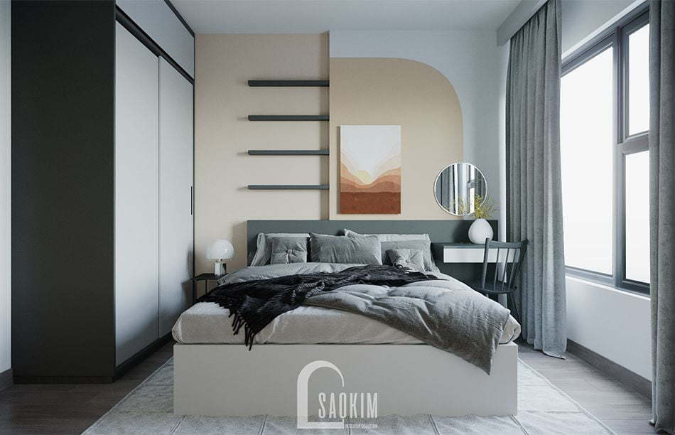 Mẫu thiết kế căn hộ 1 phòng ngủ + 1 chung cư Vinhomes Smart City