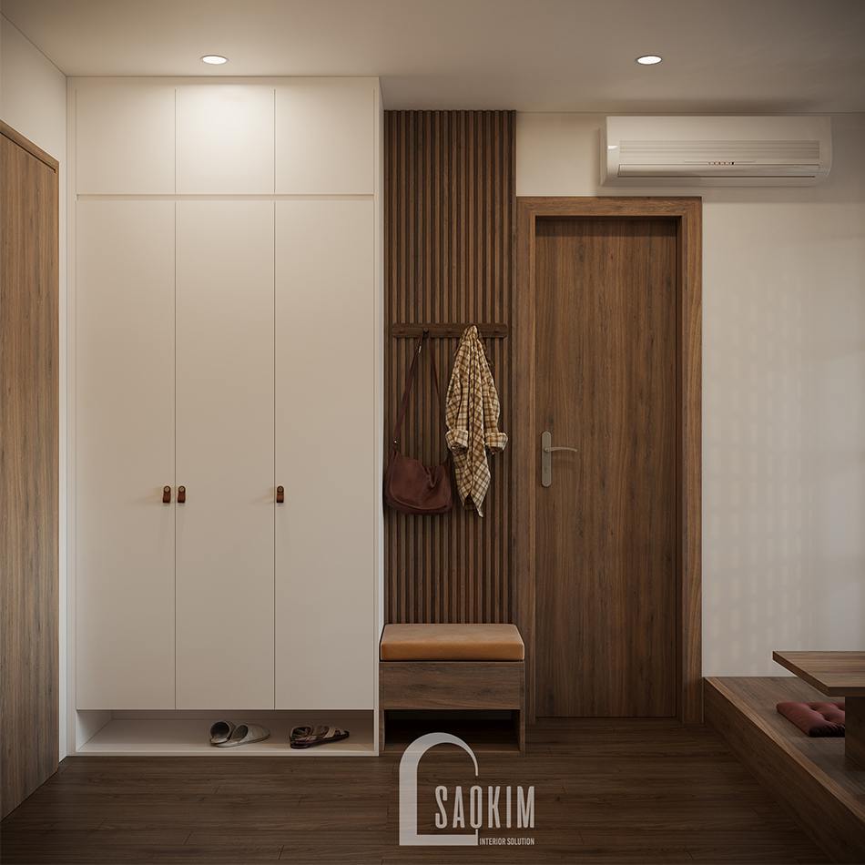 Thiết kế nội thất Nhật Bản cho căn hộ studio Vinhomes Ocean Park