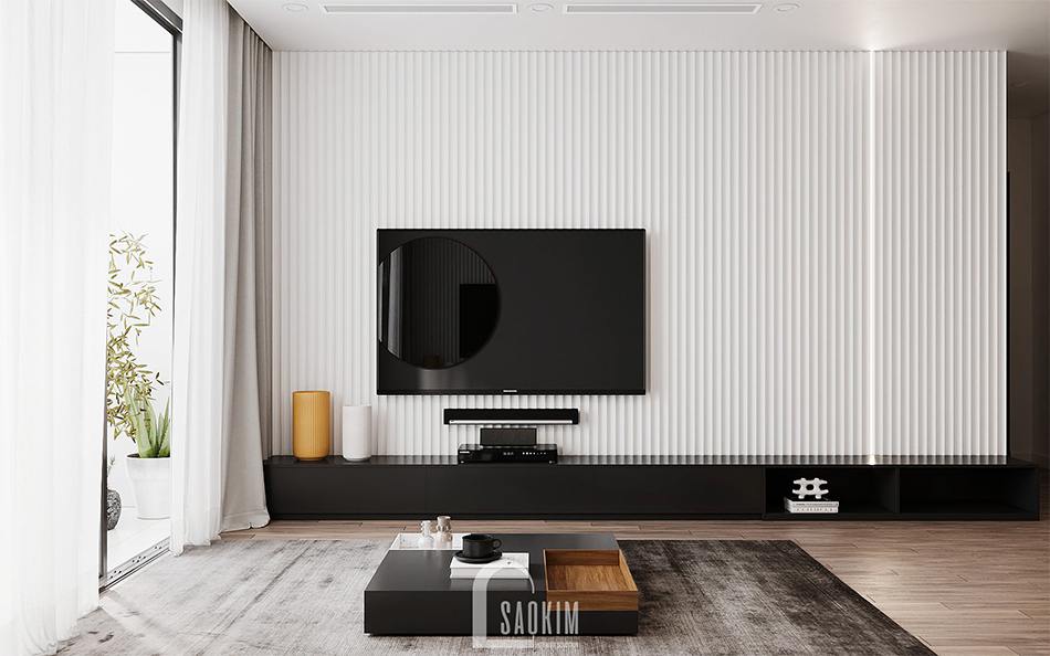 Thiết kế nội thất căn hộ The Terra An Hưng 74m2 theo phong cách hiện đại tối giản