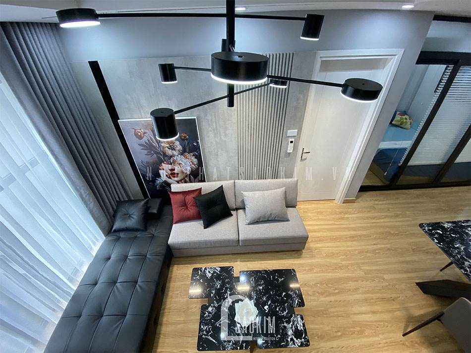 Thiết kế thi công nội thất chung cư trọn gói 54m2 Lotus Central phong cách hiện đại